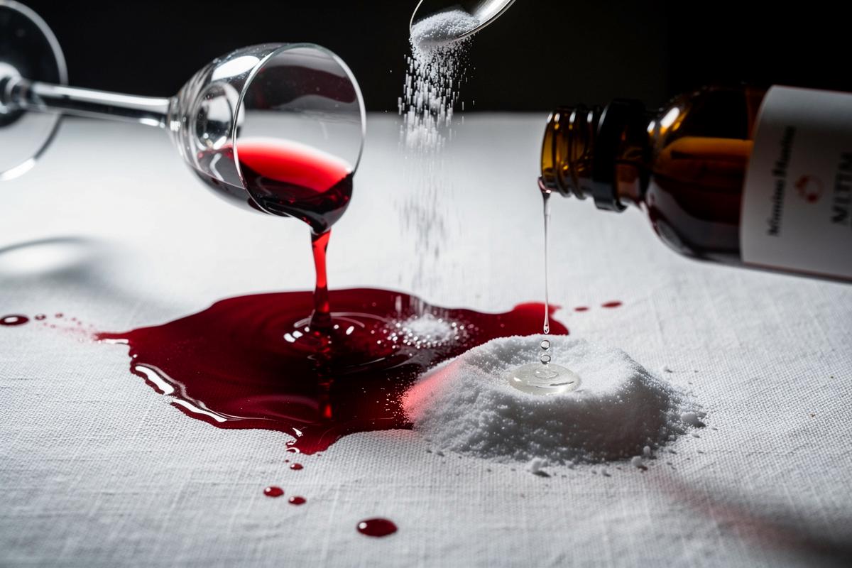 Użyj tego niezwykłego triku na usuwanie plam z wina, specjaliści od organizacji domu przysięgają na to